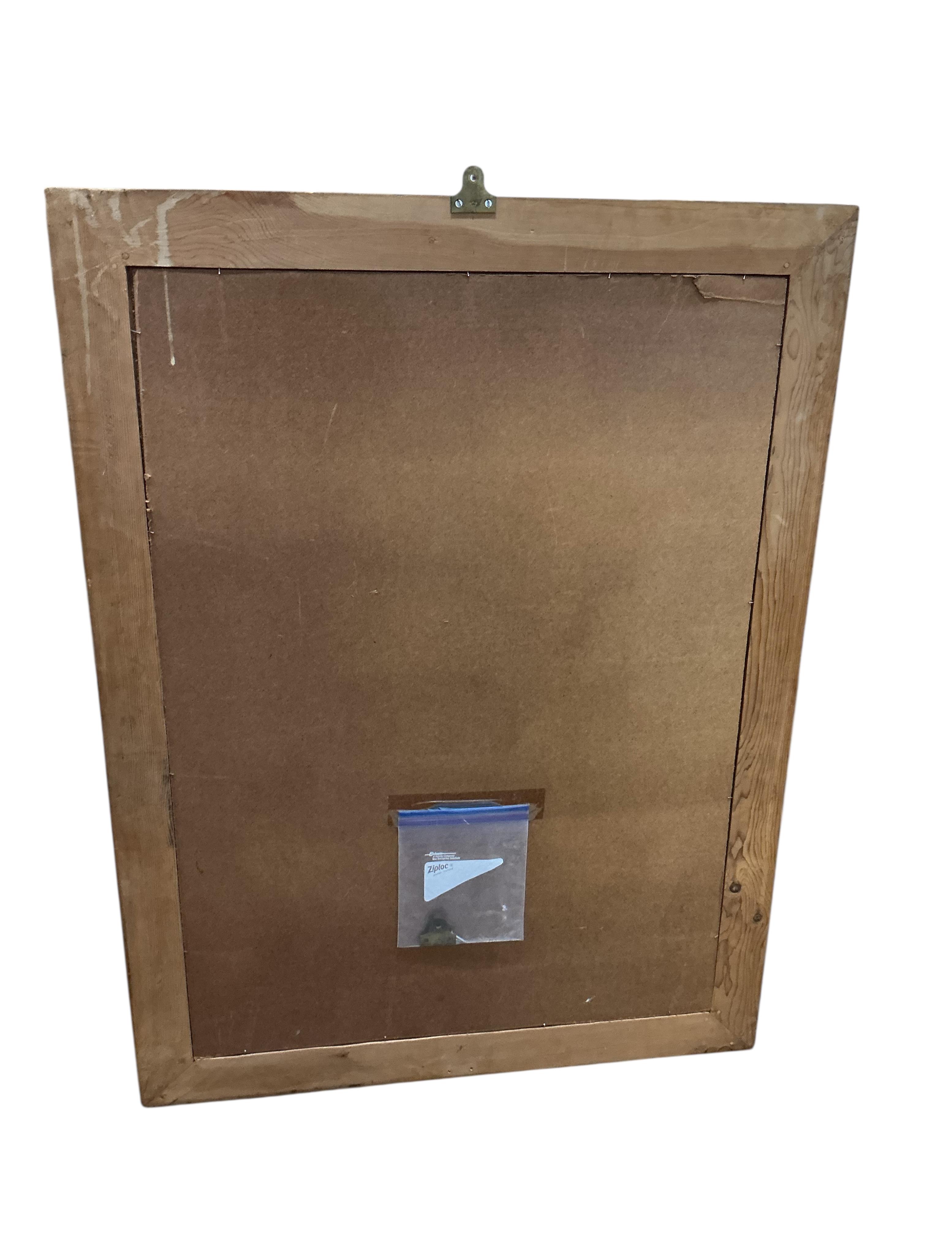 A rectangular carved pine overmantel mirror, width 122cm, height 92cm